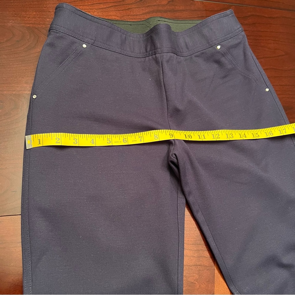 INC - Size – L Navy Blue Ponte Knit Stretch Waist Pant
